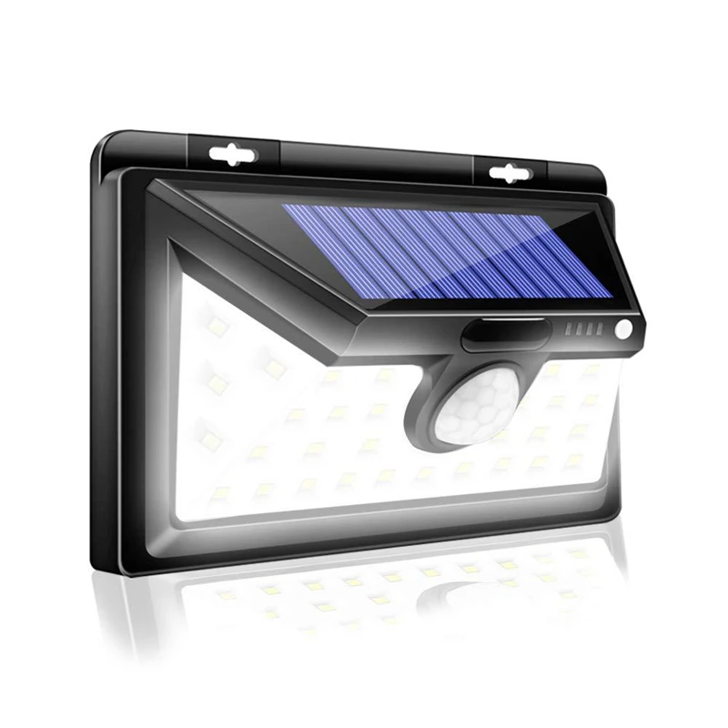 Уличная настенная лампа на солнечной батарее с датчиком движения 34 светодиода