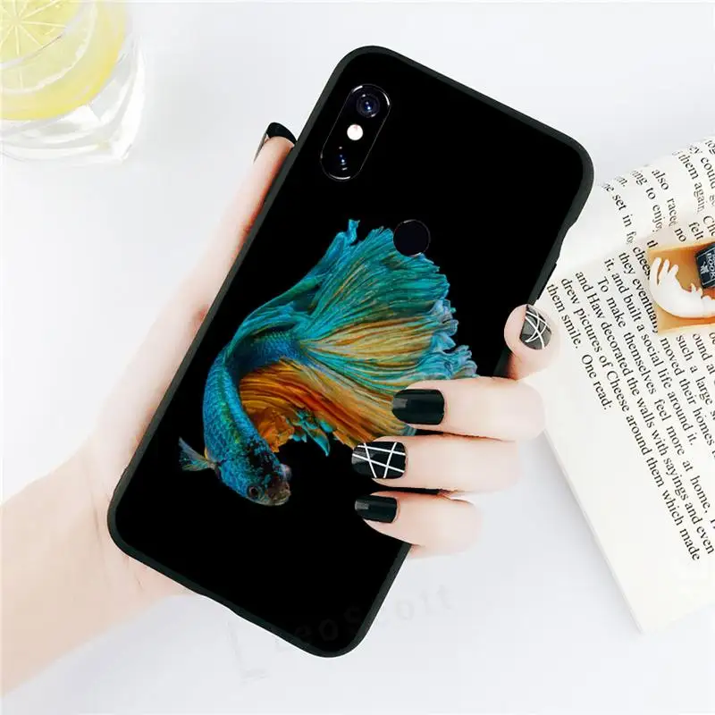 

beautiful Thai fighting fish high quality Phone Case For Xiaomi Redmi note 7 8 9 t k30 max3 9 s 10 pro lite