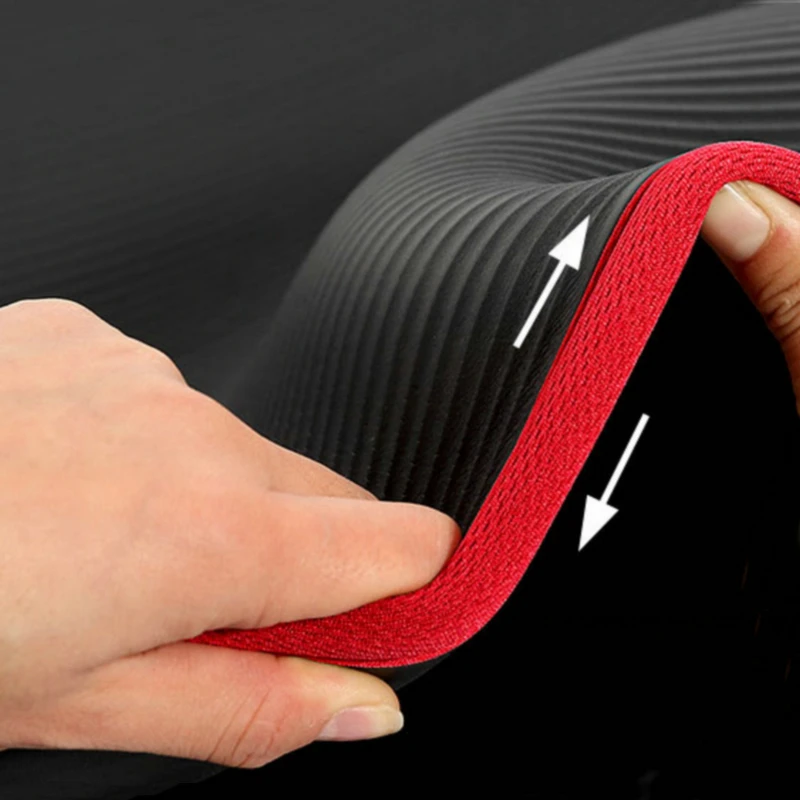 10 мм NBR коврик для йоги Домашний Тренажерный Зал Фитнес Йога Пилатес похудения