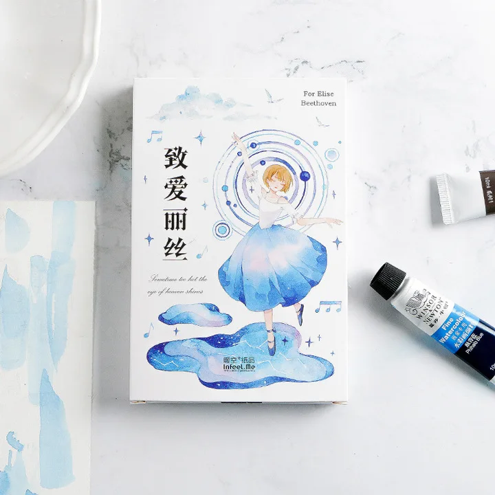 

30 Sheets/Set Lovely Alice Girl Postcard /Greeting Card/Wish Card/Christmas and New Year gifts