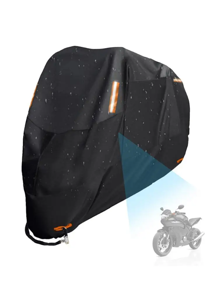 

Motorcycle Protective Cover Motorcycle Cover Bike All Season Waterproof Dustproof ProtectiveReflect Ultraviolet Light Rain Cover