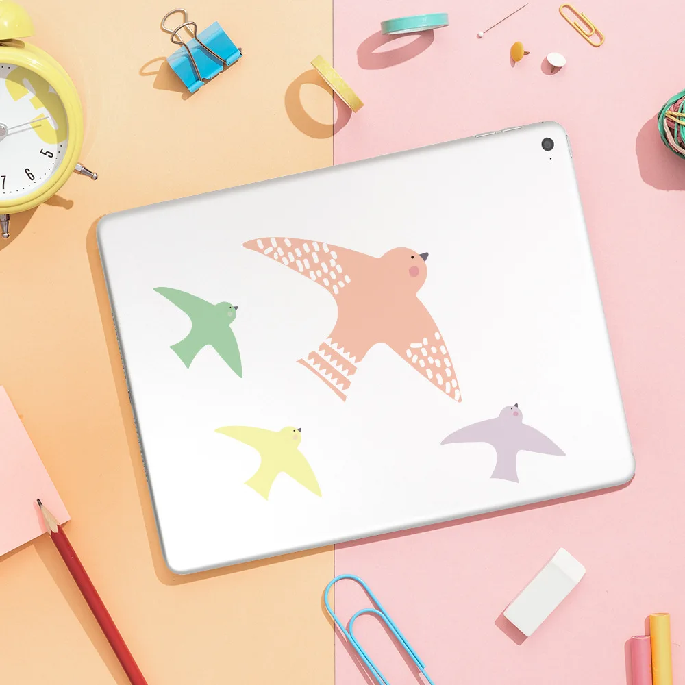 Настенные стикеры Funlife из ПВХ с милыми маленькими птичками водонепроницаемые