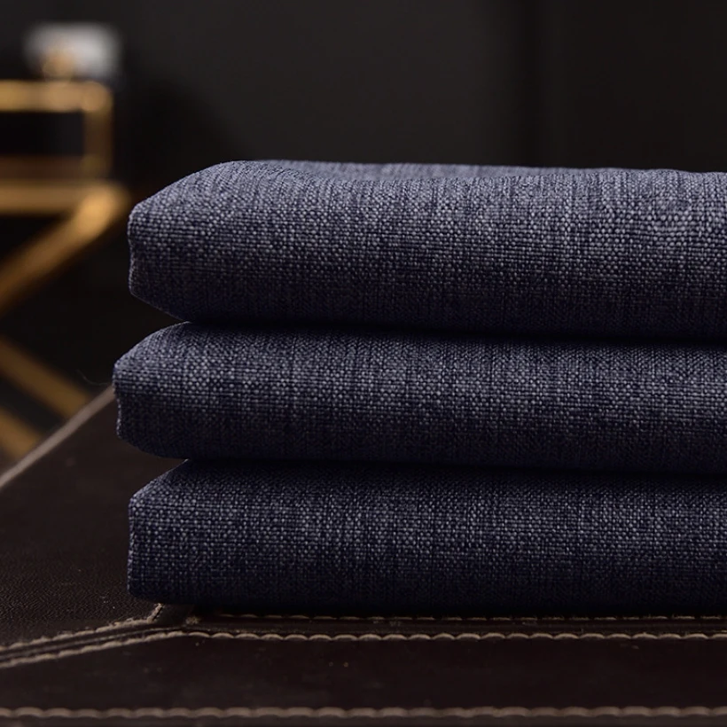 thickened waterproof shower curtain linen bathroom mould proof and perforated free curtain plain shower curtain free global shipping