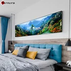 Алмазная живопись, полноразмерная мозаика с рисунком дерева и гор, ручная работа, большой размер