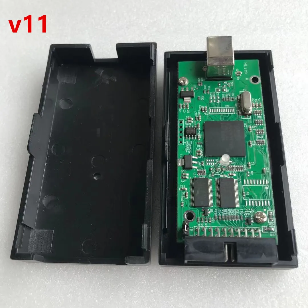 1 шт. поддержка эмулятора JLINK V10 v11 высокоскоростной скорости загрузки бесплатная