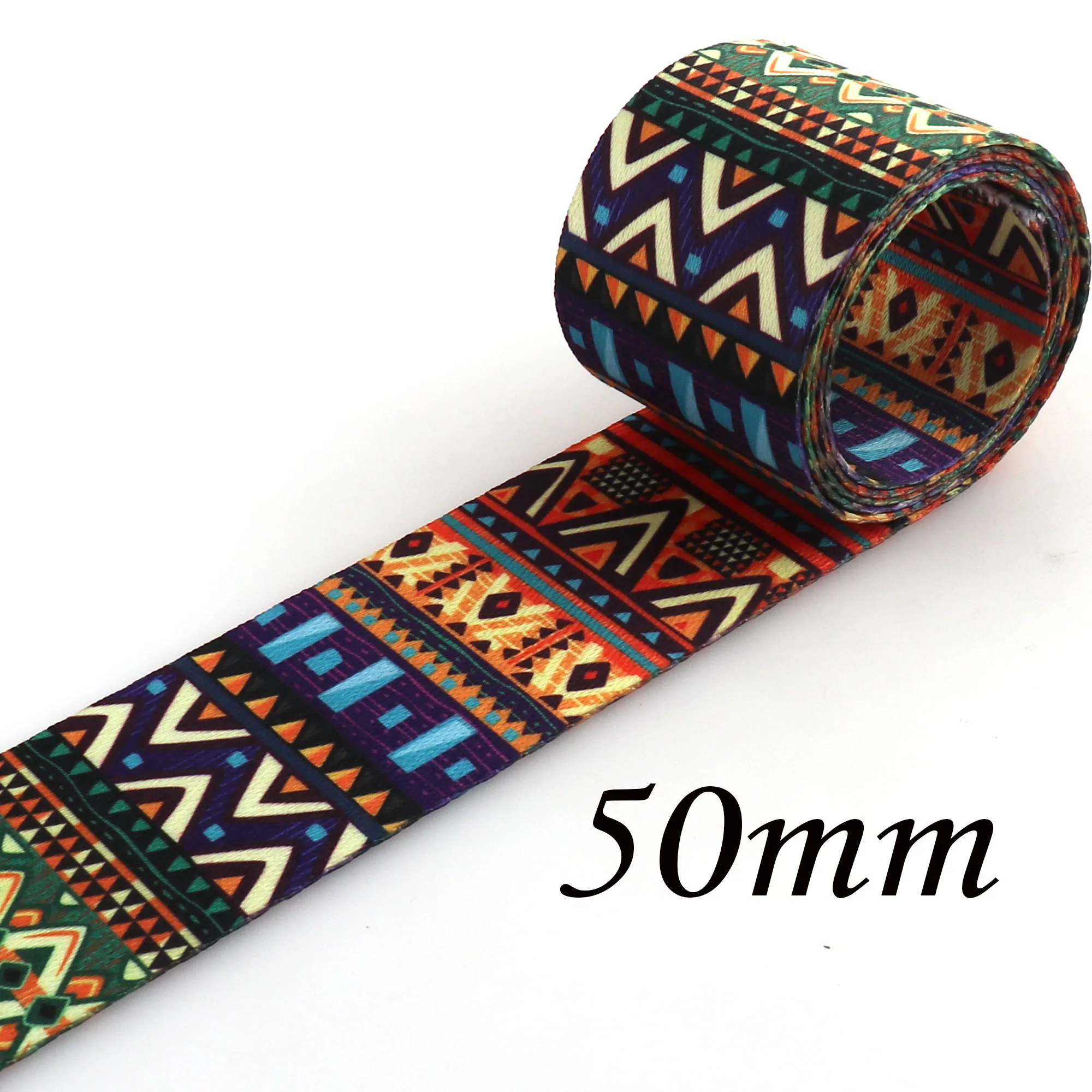 

50mm pattern webbing 2 inches cotton webbing nylon webbing Bag purse straps belt supplies Polyester Webbing Lanyard ribbon