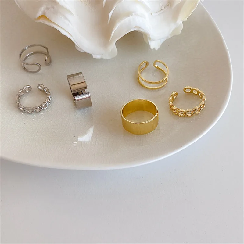 3 шт. набор колец в стиле панк для женщин | Украшения и аксессуары