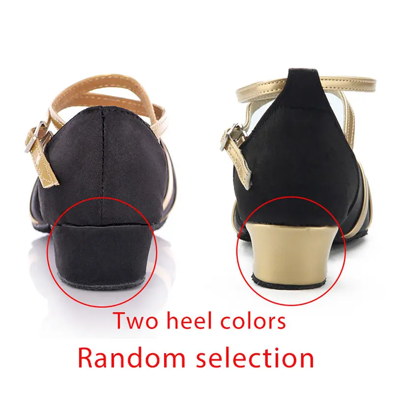 

Children Dance Shoes Latin Dancing Shoes Kids Women Tango Salsa Low-heeled 3cm Performance Red Girls Sandals Shoes Size 27-41