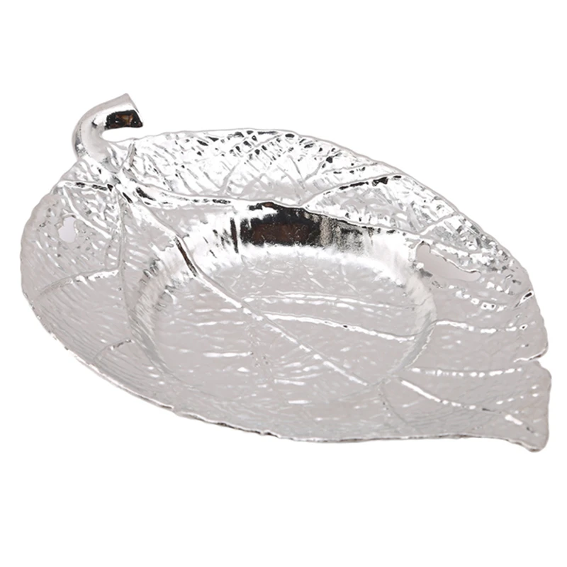 Поднос для чайных чашек из сплава в форме цветка лотоса кленового листа коврик