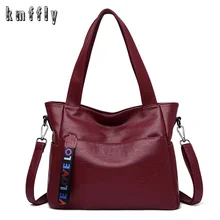 Hot Vintage Women Handbag Luxury Handbags Women Tote Bag Designer Brand Leather Ladies Hand Bags Simple Shoulder Bags for Women