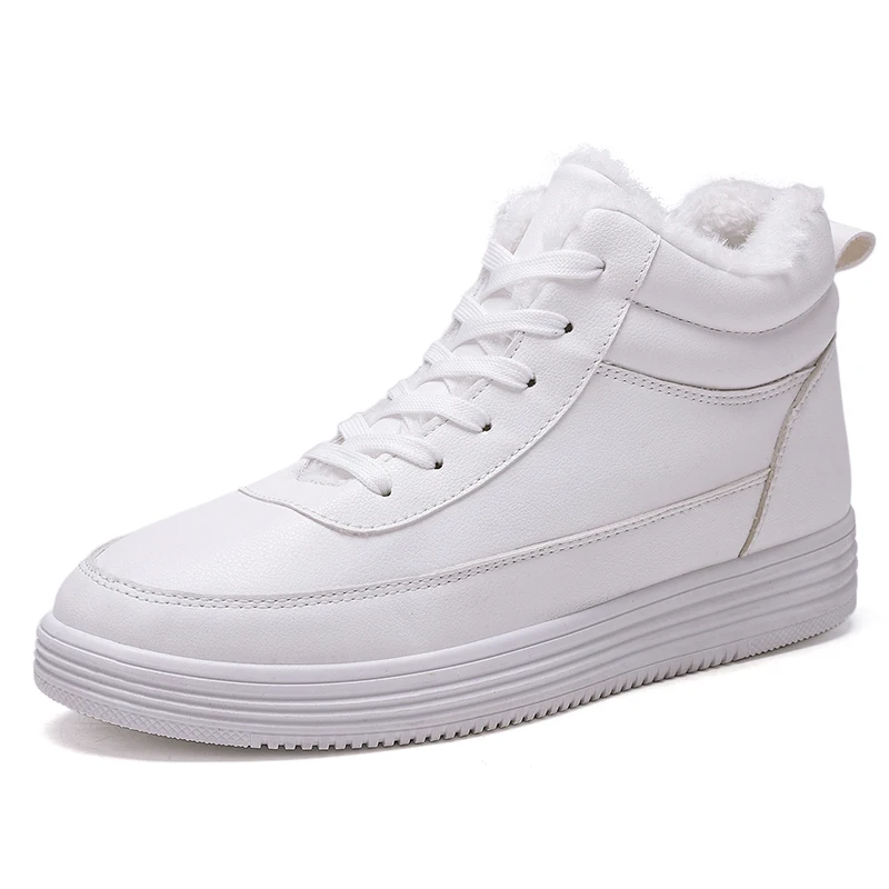 Мужские бархатные ботинки до щиколотки сохраняющие тепло уличная спортивная