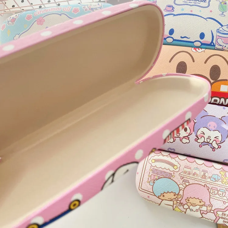 Sanrio hello kitty милый Коричный чехол мелодия Kuromi Желейный мультяшный ящик для