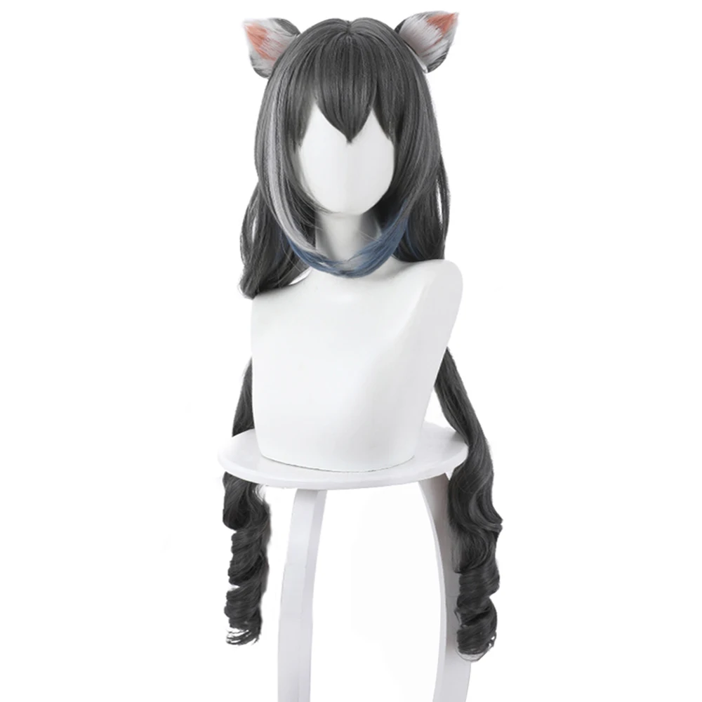 Соединение принцессы! Парик для косплея момочи кируя из м/ф Re:Dive длинные вьющиеся