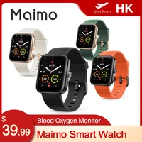 maimo smart watch 1 69 screen 5atm waterproof maimo sports smartwatch blood oxygen monitor heart rate fitness 70mai