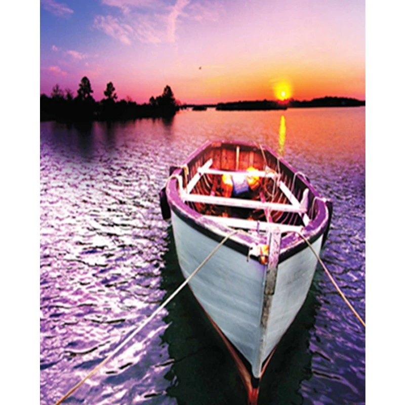 Алмазная вышивка закат пейзаж картины с динозаврами алмазная живопись полная