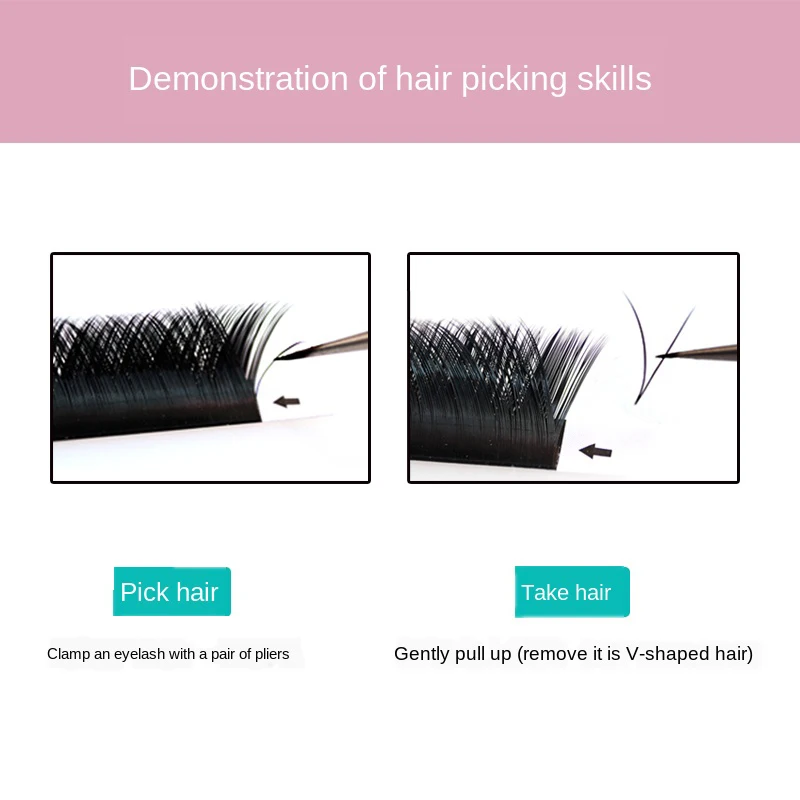 

V-shaped Auto Fan Lash Extensions C Curl 0.05mm V Lash VV Volume Extensions Self Fanning Lashes