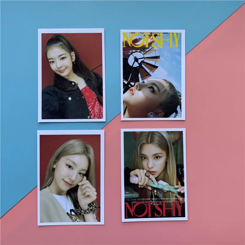 16Pcs/Set ITZY New Album Not Shy Photo Card Yeji Lia Ryujin Yuna Postcard LOMO Student Stationery Set | Канцтовары для офиса и