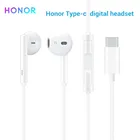 Оригинальные наушники Honor Type-c, usb-c AM33, гарнитура с регулятором громкости, микрофоном, шумоподавлением, кнопкой управления, наушники
