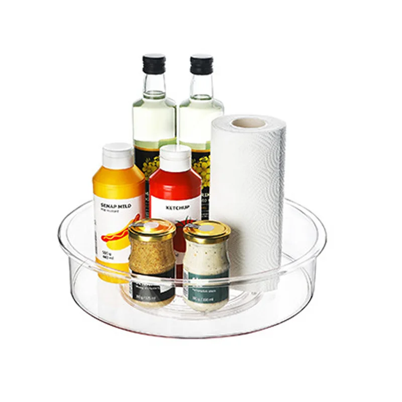 

Kitchen Rotation Seasoning Bottle Storage Box Storage Rack 360 Degree Rotation Shelf Skin Care Products Storage Case