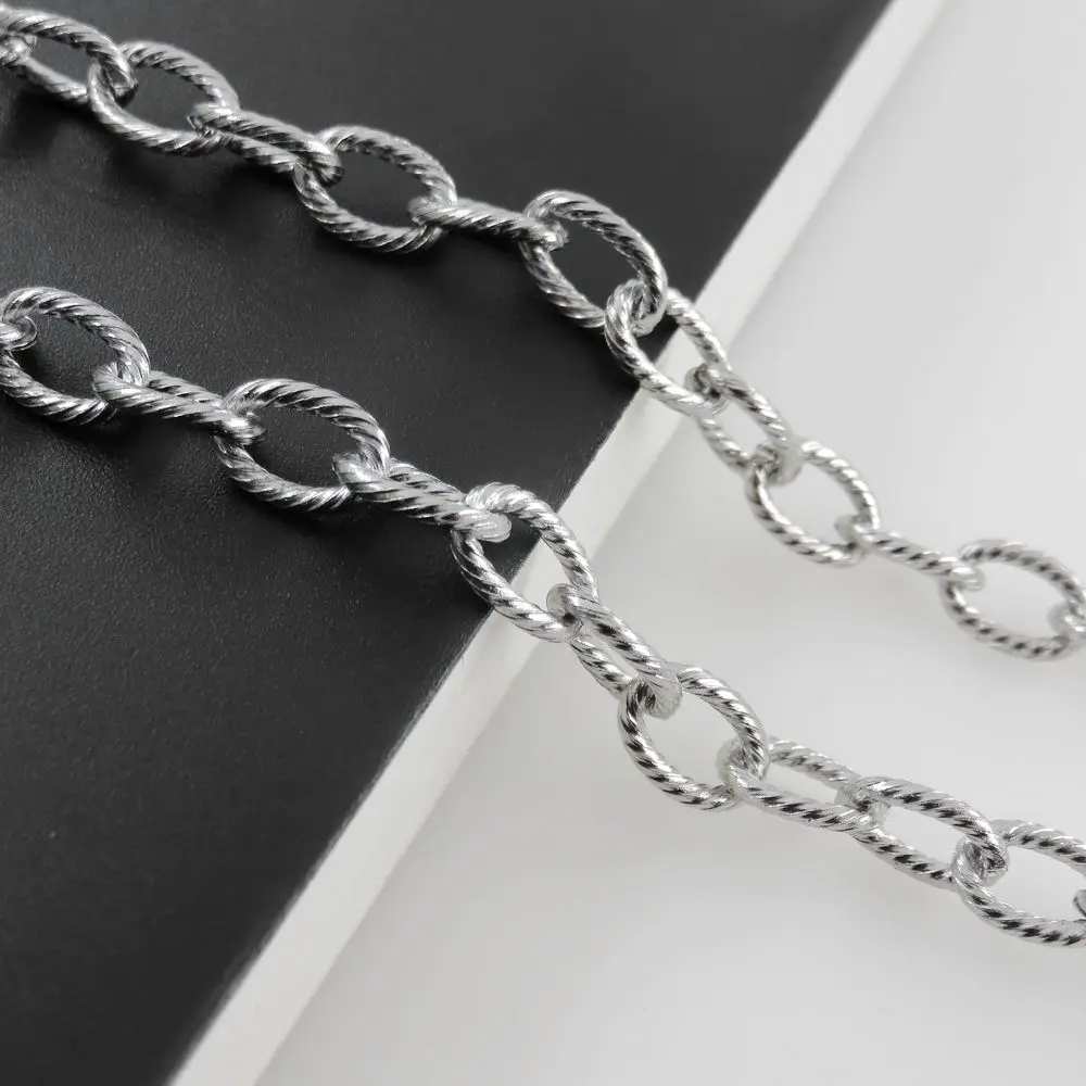 6 5 мм 316L зерна из нержавеющей стали резьба круглый Rolo O звено цепи ожерелье для