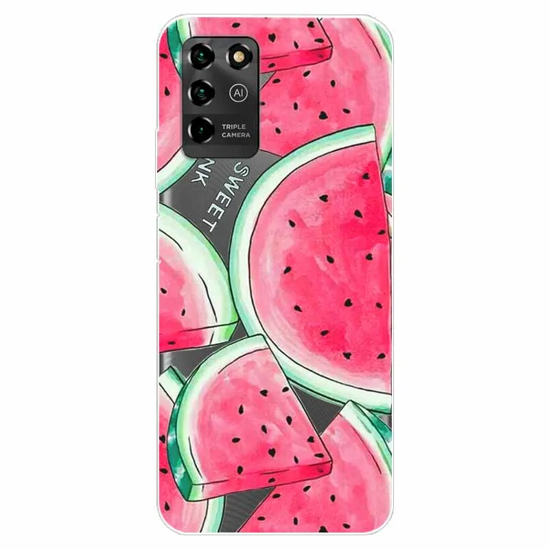 Чехол для ZTE Blade V30 Vita 8030 силиконовый мягкий мультяшный Прозрачный чехол 9030