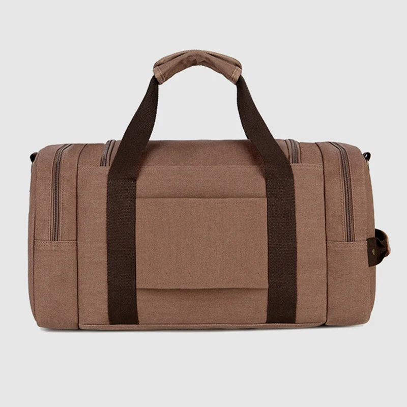 Men's Travel Bag Canvas PU leather Handbags For Business Trip Large Capacity Shoulder Bags Male Duffle Bag Fitness Bags XA72M