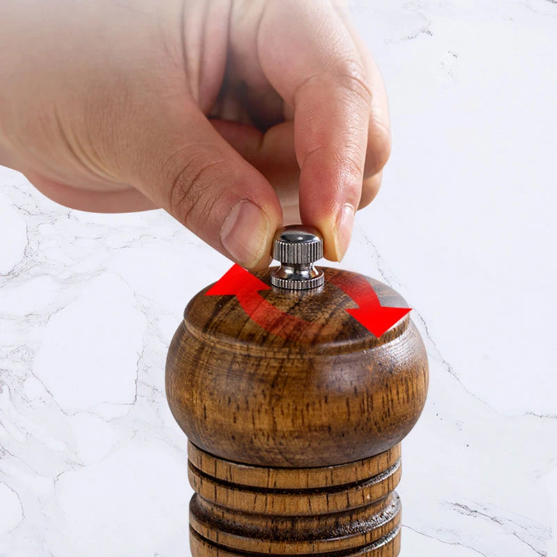 Набор деревянных мельниц для соли и перца 5/8/10 дюйма