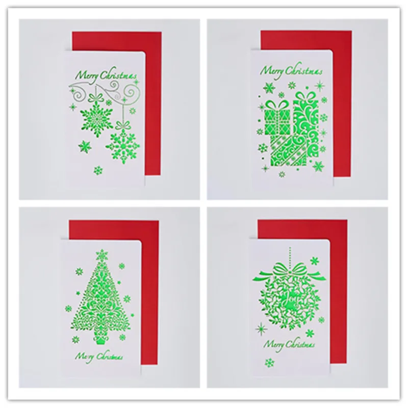 1 открытка + Конверт/набор Мультяшные открытки с вырезами поздравительные