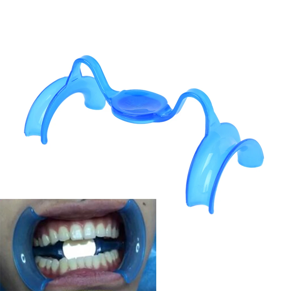 

10Pcs Blue M Type Mouth Opener Cheek Retractor Teeth Whitening Dental