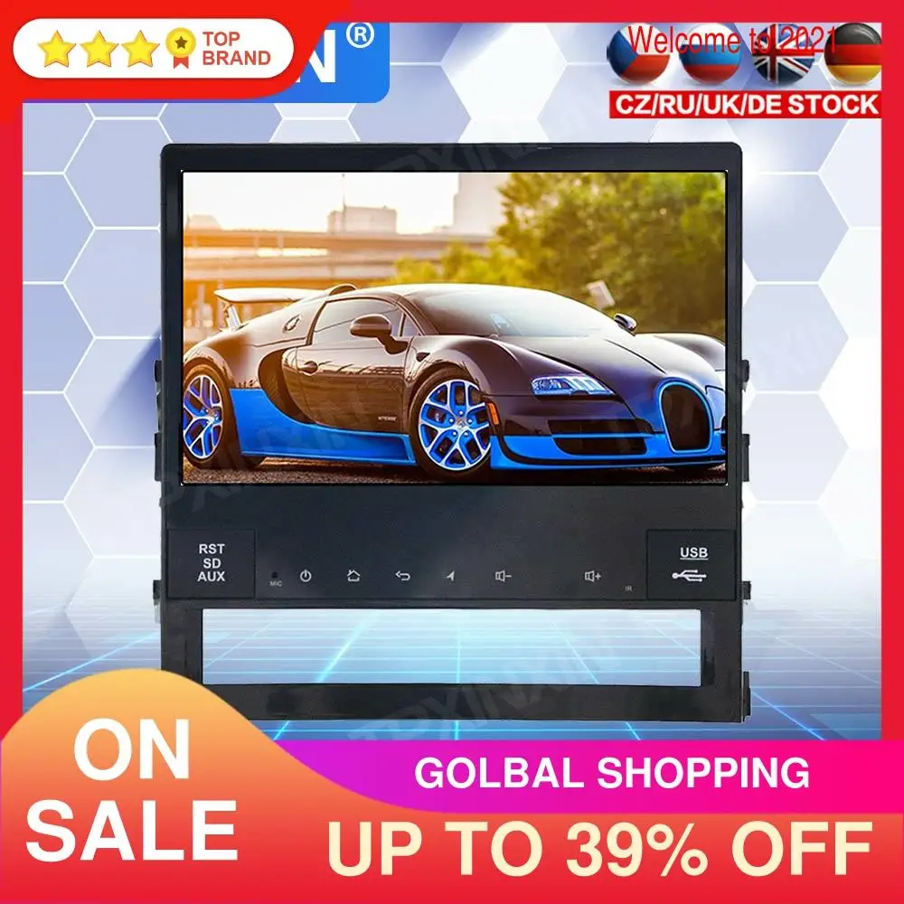 

4+128G For Toyota Land Cruiser 2020 Car Multimedia Player GPS Navigation Head Unit Auto Radio Audio Stereo Tape Recorder Carplay