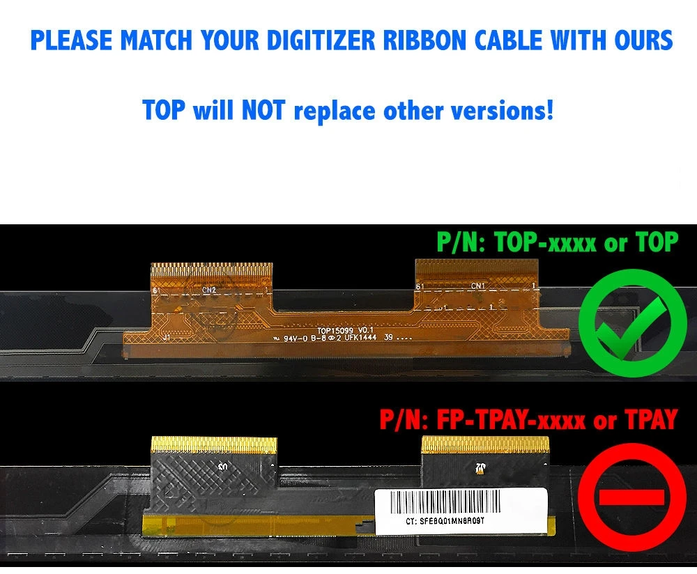 

15.6" For HP Envy X360 M6-W010DX W011DX W014DX W015DX W101DX Touch Screen Digitizer P/N TOP15099