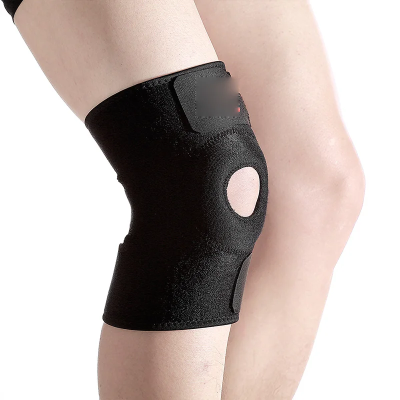 Дышащий коленный Поддерживающий открытый фиксатор для артрита боли в суставах