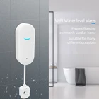 Умный датчик утечки воды Tuya с Wi-Fi, совместим с приложением Tuyasmartsmart Life, простая установка