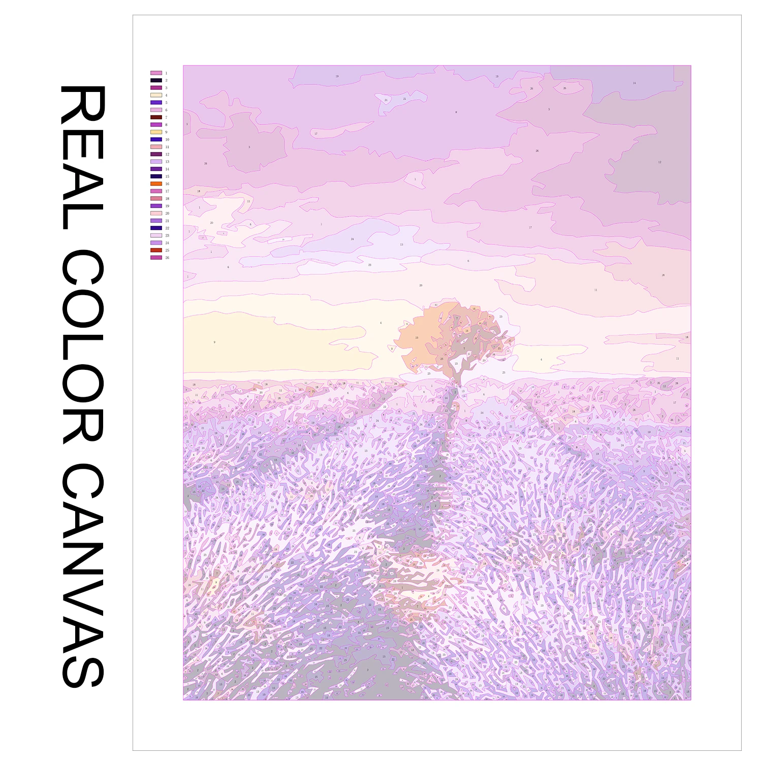 Набор для рисования по номерам на холсте небо абстрактное искусство | Дом и сад