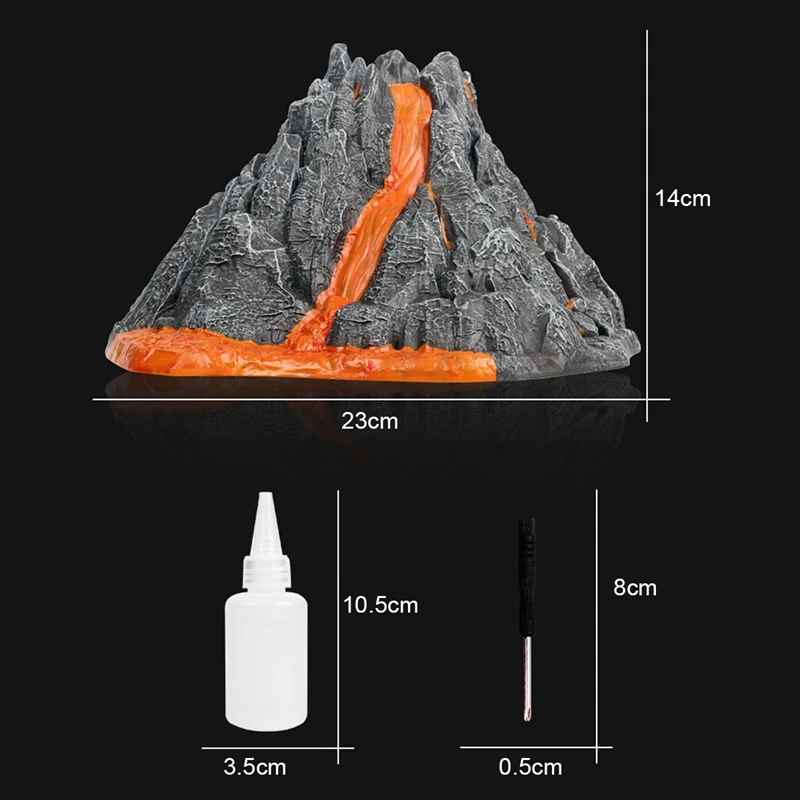 

Oenux Simulation Spray Volcanic Eruption Children Toys Handmade Scene Model Decoration