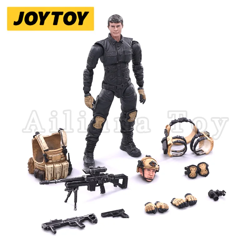 Экшн-фигурка снайпера спецназа из коллекции Аниме JOYTOY 1/18 модель в стиле милитари