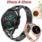 Для Huawei Watch GT 2 Honor magic Watch 2 46 мм 42 мм сменный ремешок из нержавеющей стали 20 мм металлический браслет Aolly