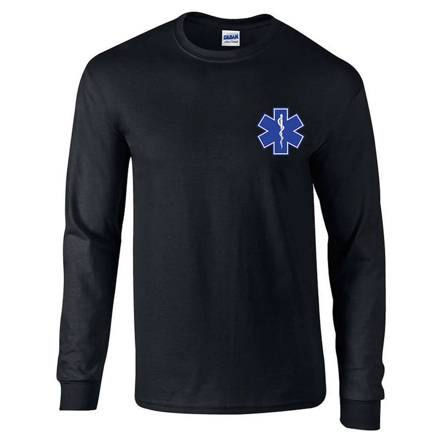

Футболка с длинным рукавом и логотипом Star Of Life EMS EMT