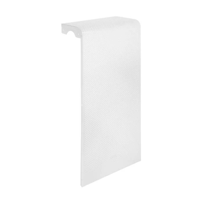 Экран на чугунный радиатор ФЛЕКС Гольф 505607 595х290 мм 3 секции металлический белый