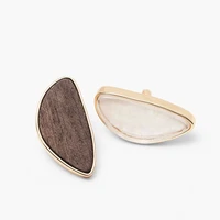 fashion resin wood cuff rings bohemian big rings for women accessories jewelry 2020