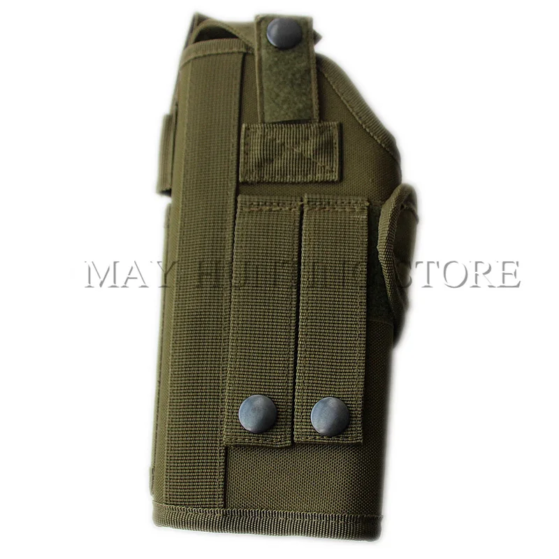 Тактический Нейлон Molle ремень пистолет кобура для Glock 17 M9 USP 1911 военный страйкбол светильник крепление Охота Стрельба Универсальный кобуры