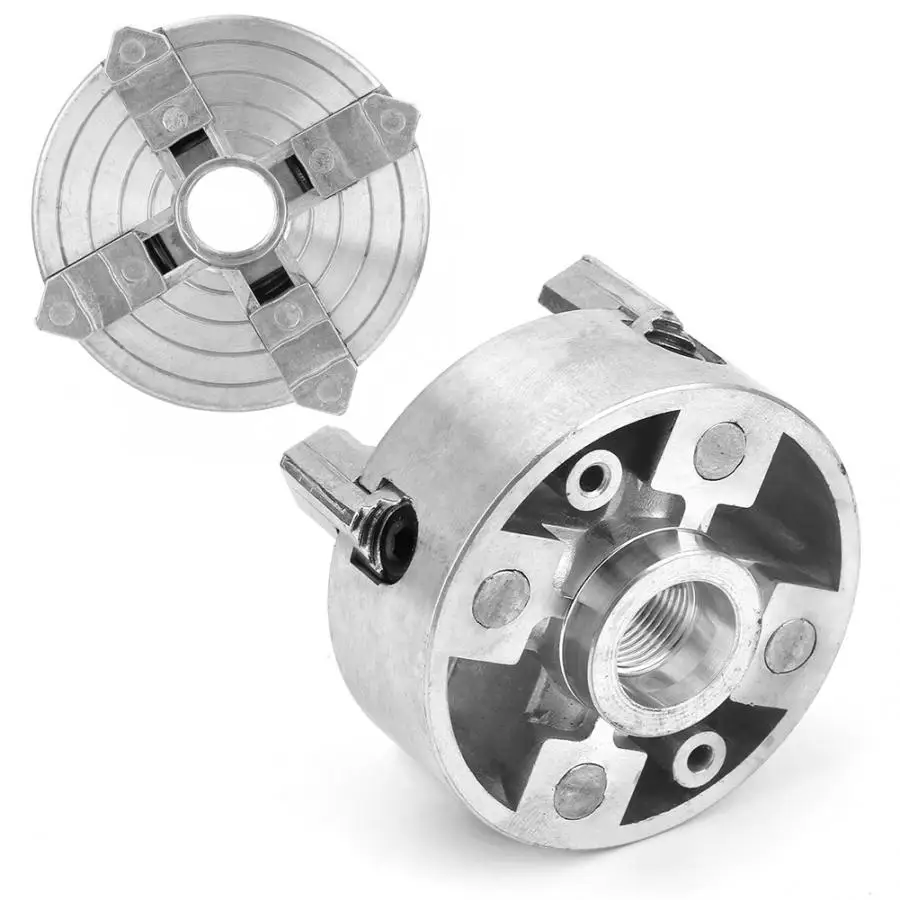 Новый металлический токарный патрон Z011A цинковый сплав 4 кулачковый зажимного