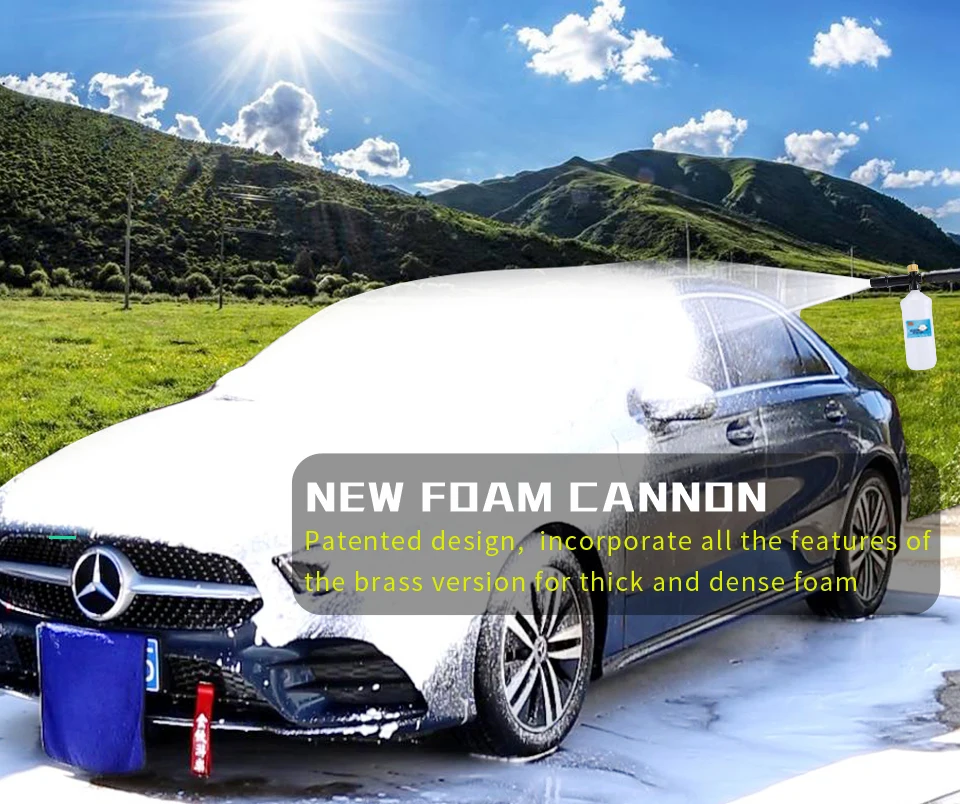 

Pressure Washer For Bosch Aqt Aquatak High Pressure Foam Gun Soap Foamer Nozzle Car Clean Foam Wash Soap Sprayer