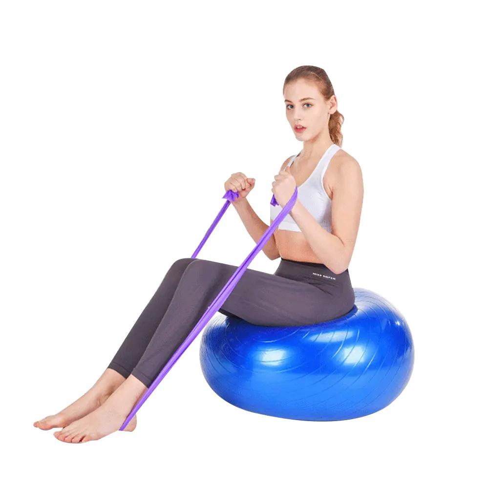 Yoga Tension Fitness Equipment Band Elastic Strength Train Resistance TPE Strap Athletic Bands expander | Спорт и развлечения