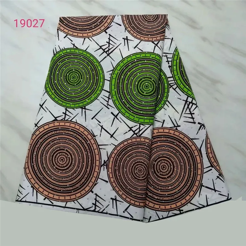 Африканская ткань с принтом Java 100% хлопок 6 ярдов P-3935 хит продаж 2019 | Дом и сад