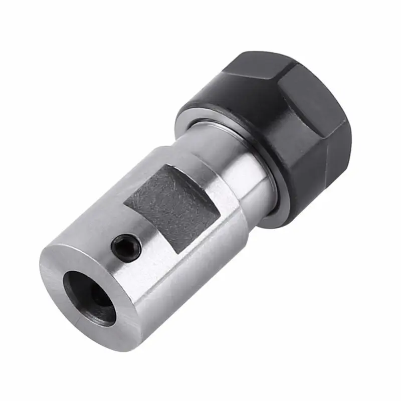 

ER11 Collet Chuck Motor Shaft Extension Rod Spindle Collet Lathe Tools Holder Inner 8MM For CNC Milling Boring Grinding