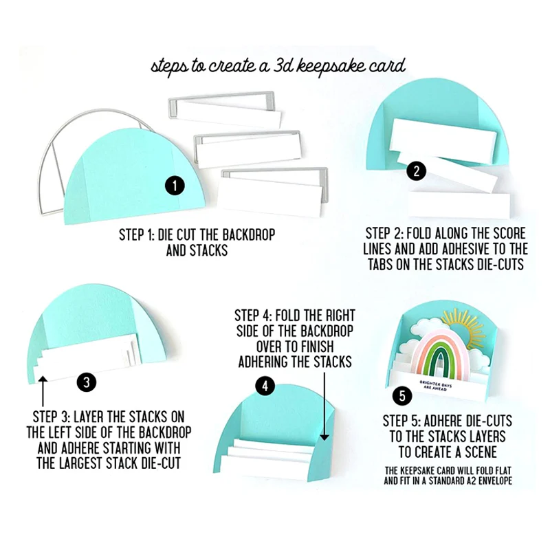 Креативная карточная стопка для дома праздников штампы скрапбукинга DIY