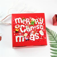 christmas handmade diy nougat packaging box gift gift package carton nut dried fruit empty gift box