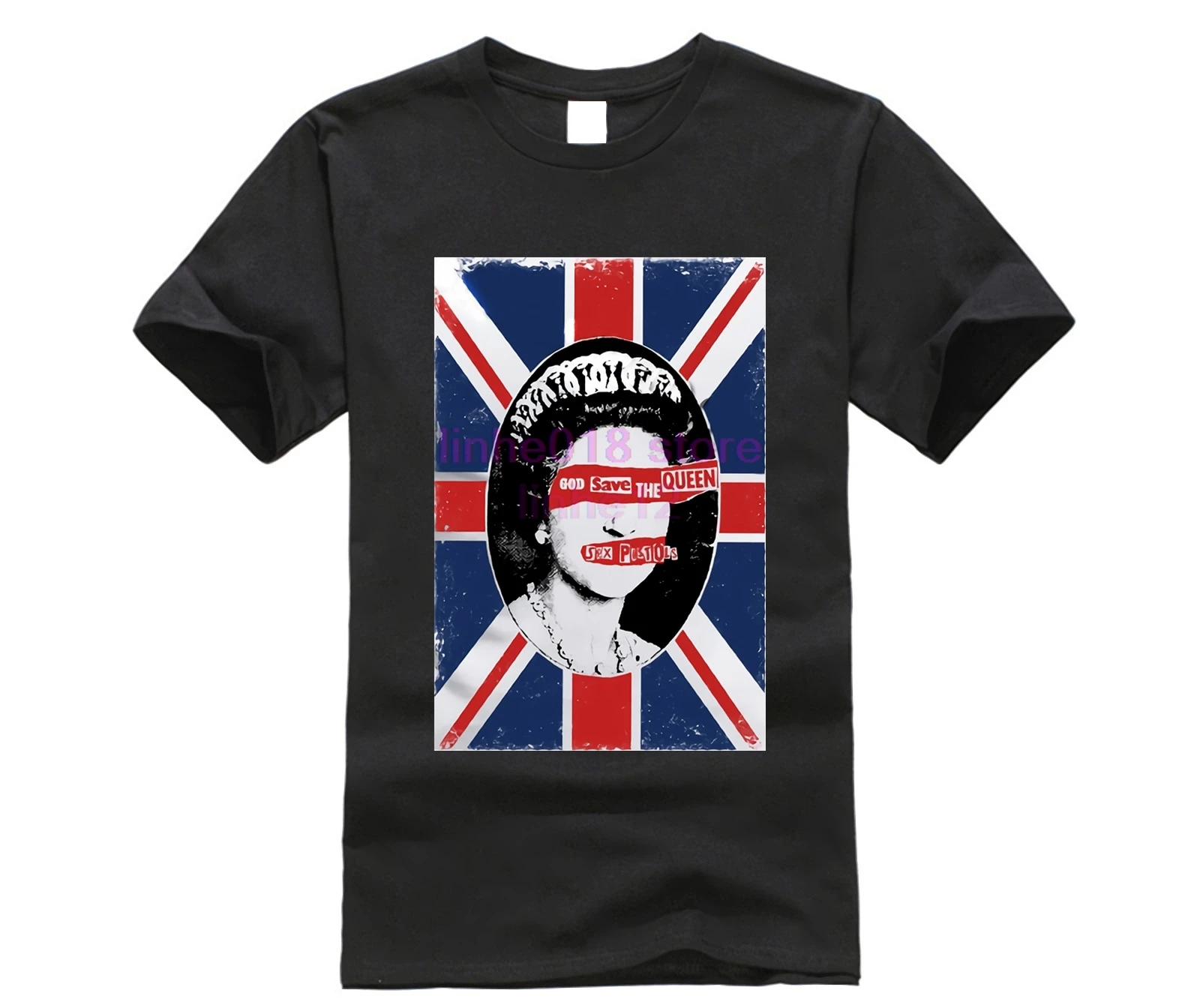 Браслет в стиле панк-рок Футболка God Save The футболка с надписью Queen британским
