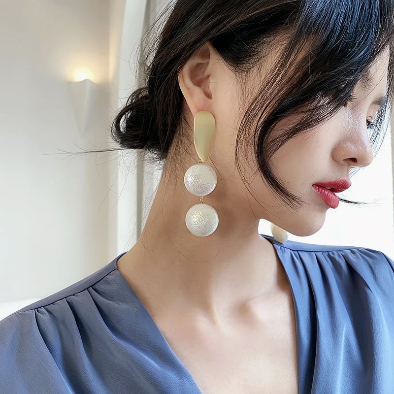 

Женские длинные серьги-подвески с жемчугом, серебро 925 пробы